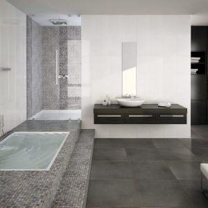 White Gloss Flat Wall 20x50cm