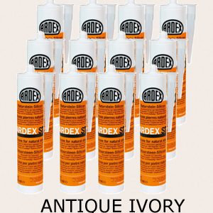 Ardex ST Silicone Sealant Antique Ivory – Bulk Buy 12 Tubes (310ml per tube)