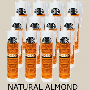 Ardex ST Silicone Sealant Natural Almond – Bulk Buy 12 Tubes (310ml per tube)