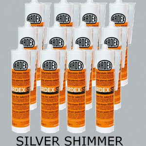 Ardex ST Silicone Sealant Silver Shimmer – Bulk Buy 12 Tubes (310ml per tube)