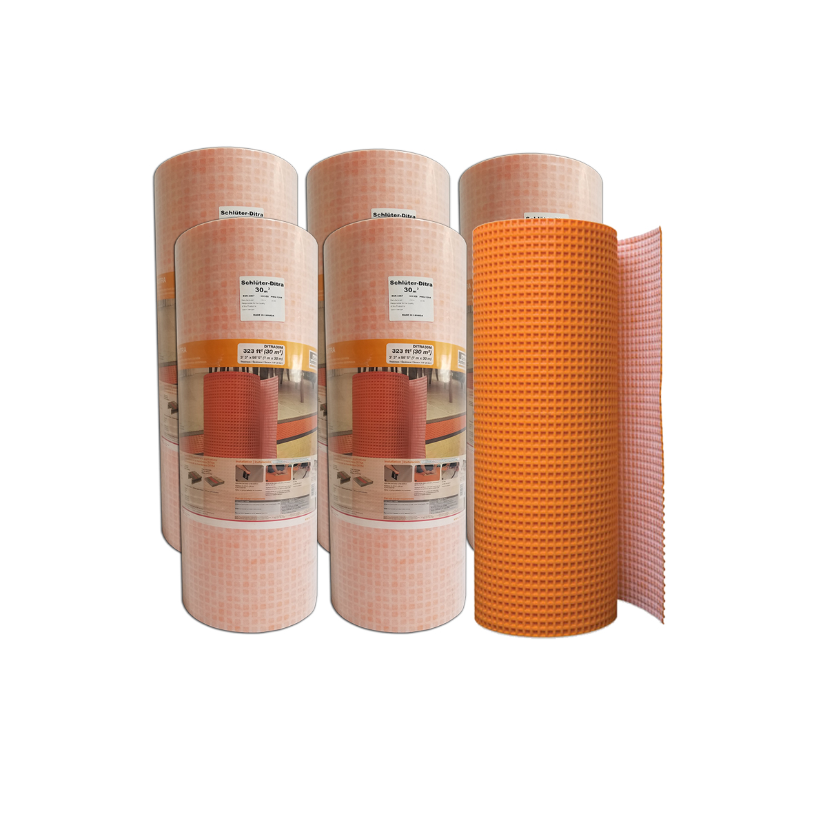 Schluter Ditra Matting 180sqm 6 Off 1x30sqm Rolls The Tile Bin