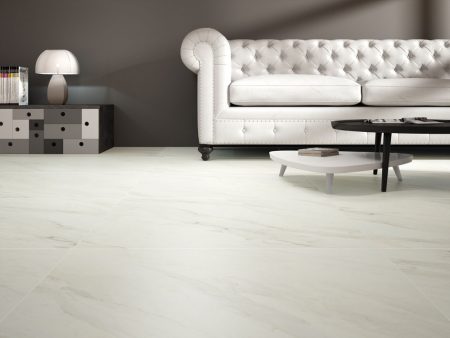 Calacatta Matt Porcelain tile 80x80cm (rectified) - Image 2