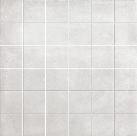 White cement look mosaic porcelain