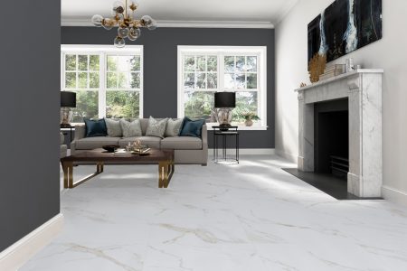 Atmosphere gold veined marble look Polished Porcelain