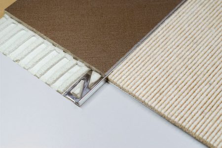 Square Edge (L shape) Tile Trim 12.5mm Stainless Steel (Dural Durosol DSE125) - Image 2