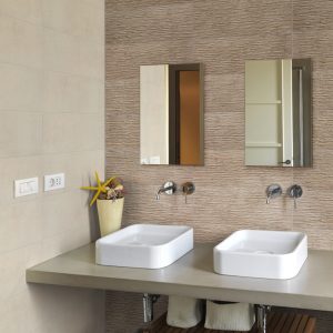 Riviera Beige Accra Decor Wall tile 20x50cm