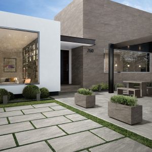 2cm thick Kensington Light Grey 60x90x2cm Porcelain Tiles for outside use
