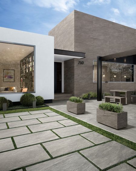 2cm thick Kensington Light Grey Porcelain Tiles for outside use 60x90x2cm - Image 3