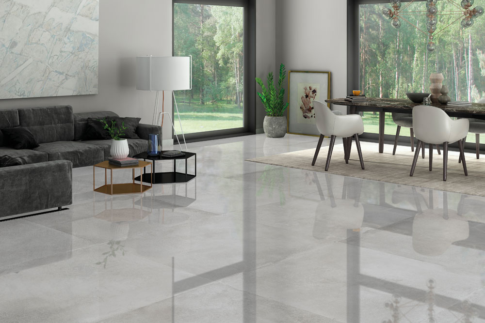 Moon Light Polished Porcelain Floor - The Tile Bin