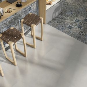 Planet White Matt Porcelain floor tile 60x60cm