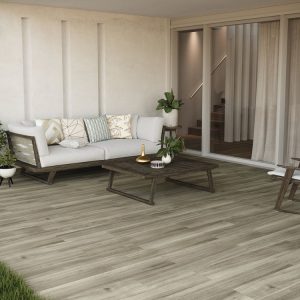 Milan Wood Olive Matt Porcelain 20x114cm