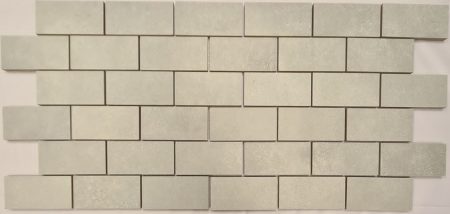 Cemento Grey Porcelain Brick Mosaic 30x30cm (10475) - Image 2