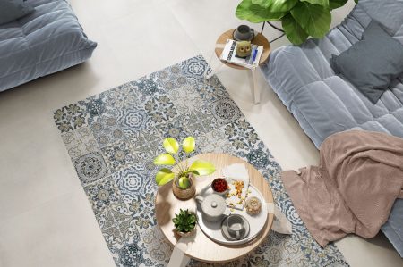 Planet Mixed Decor Matt Porcelain Floor Tile 60x60cm