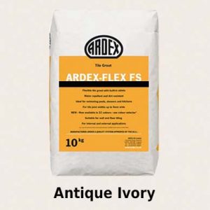 Ardex FS narrow joint Wall and Floor Grout 10kg Bag (35 colours available) - 03 Antique Ivory