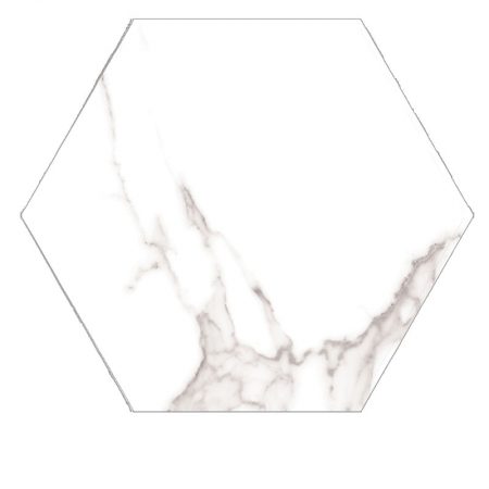 Colonial Carrara Matt Hexagon Wall and Floor 22.5x25.9cm