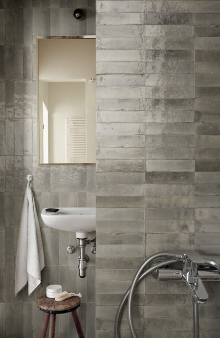 Lume Greige wall tiles 6x24cm (internal and external use)