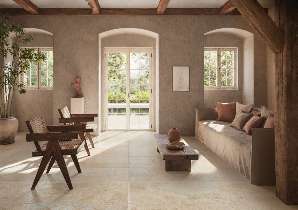 Opus Beige porcelain floor tiles - Image 6