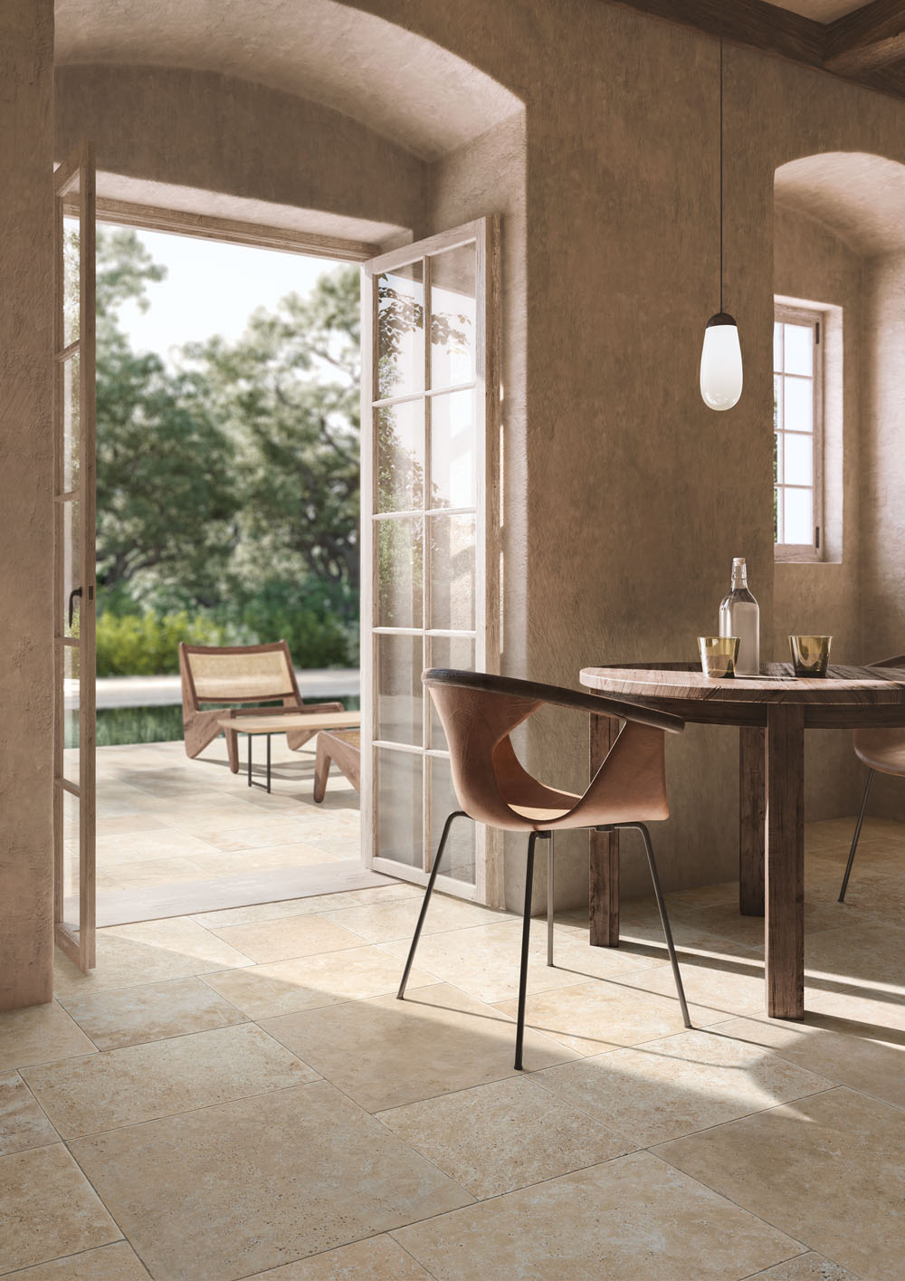Opus Beige porcelain floor tiles - Image 2