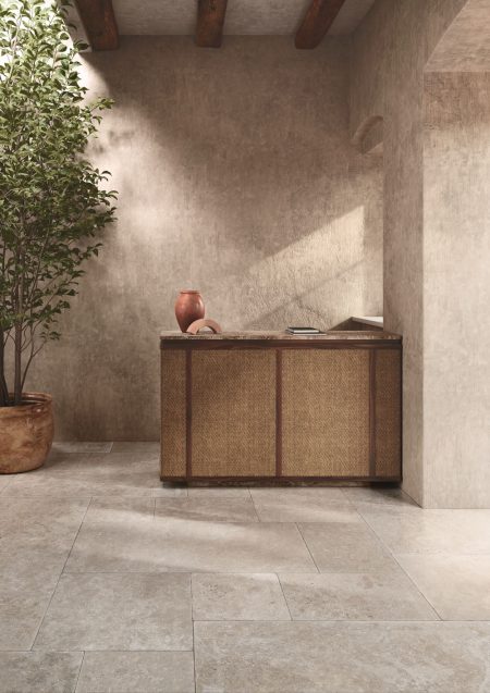 Opus Grey porcelain floor tiles
