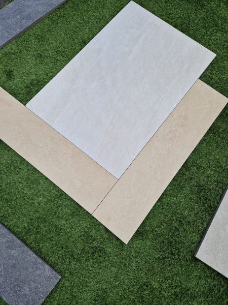2CM Beige Porcelain Border Tile 20x90x2cm (for outside use)
