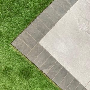 2CM Grey Porcelain Border Tile 10x20x2cm (for outside use) Batch 25NIT