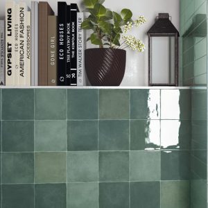 Rhapsody Green Gloss ceramic wall 13x13cm