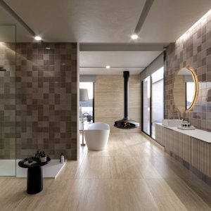 Rhapsody Taupe Gloss ceramic wall 13x13cm