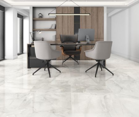 Persian White gloss porcelain tiles 60x60cm
