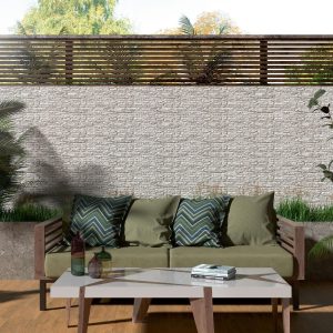 Granada White Porcelain Wall 17x52cm