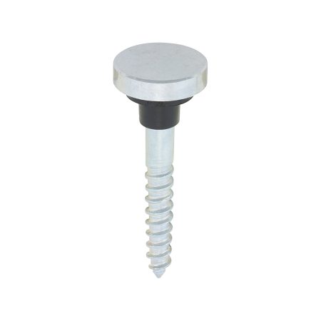 Chrome Flat Mirror Screws 8 x 1 1/4 Inch (Pack of 10)