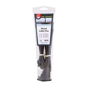 Cable Tiles Mixed Tube of 200 - Black and White