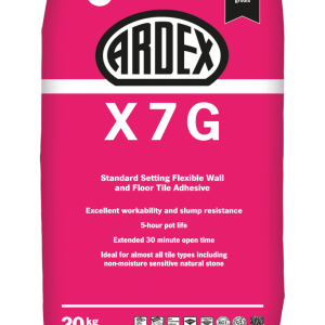 Ardex X7 Grey Standard Setting Flexible Wall & Floor Adhesive 20kg