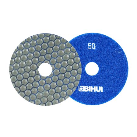 BIHUI - 4 Inch 50 Grit Dry Diamond Polishing Pad