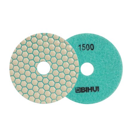 BIHUI - 4 Inch 1500 Grit Dry Diamond Polishing Pad