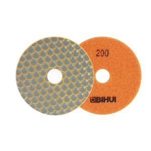 BIHUI - 4 Inch 200 Grit Dry Diamond Polishing Pad