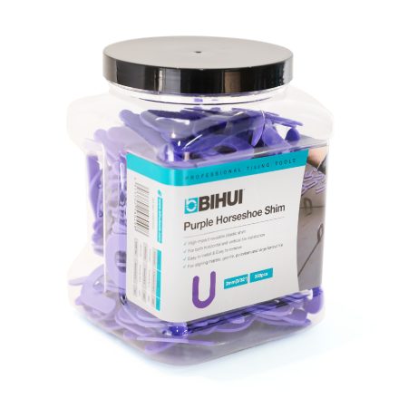 BIHUI - 2mm Horseshoe Shims 350 per pack (Purple)