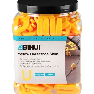 BIHUI - 5mm Horseshoe Shims 220 per pack (Yellow)