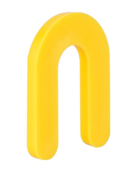 BIHUI - 5mm Horseshoe Shims 220 per pack (Yellow) - Image 2