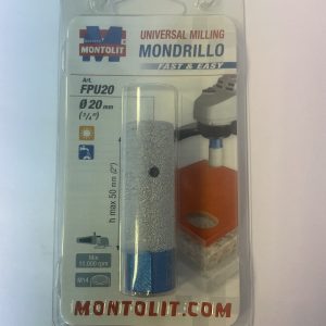 Montolit 20mm Diamond Core Drill FPU20 (For enlarging and shaping holes)
