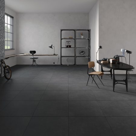 Venus Black Porcelain Tiles 80x80x2cm 1CM Thick