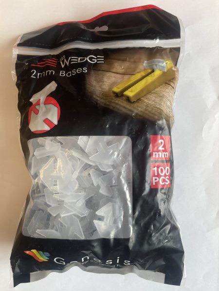 Genesis Maxilevel Spacer Clips Wedge Bases 2mm ART640 (Pack of 100)
