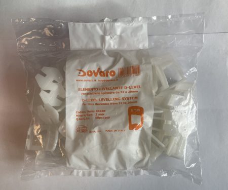 Dovaro D Level Clip 3mm 8833B (50 pack)