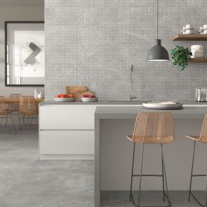 Steatite Silver Satin Finish Porcelain 75x75cm