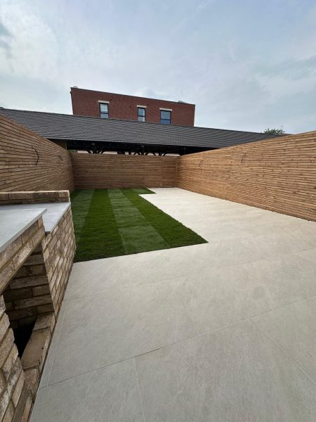 2cm thick Element Molten White Porcelain Tiles for outside use 60x90x2cm - Image 4