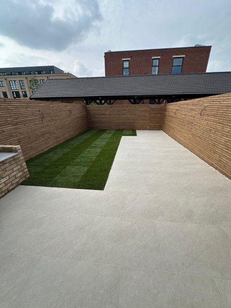 2cm thick Element Molten White Porcelain Tiles for outside use 60x90x2cm - Image 5