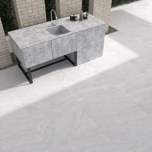 2cm thick Desert White Porcelain Tiles for outside use 60x90x2cm